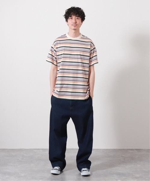 Carhartt WIP(カーハートダブリューアイピー)の「【CARHARTT WIP / カーハート ダブリューアイピー】RIGGS T-SHIRT/リグスTシャツ(Tシャツ/カットソー・メンズ・ブラック/アイボリー・XX-LARGE/LARGE/X-LARGE)」の3枚目の写真