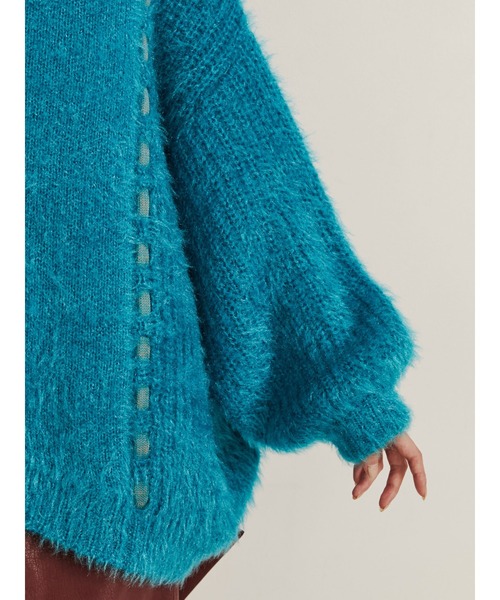 PAMEO POSE(パメオポーズ)の「Cat Sweater(ニット/セーター・レディース・ブラック/ピンク/ブルー/マルチ・FREE)」の16枚目の写真