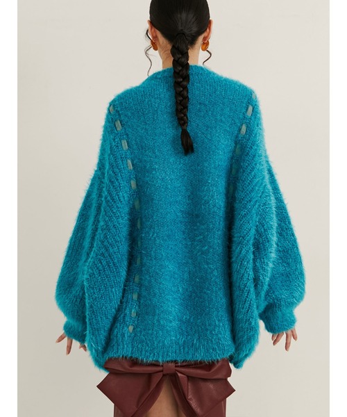 PAMEO POSE(パメオポーズ)の「Cat Sweater(ニット/セーター・レディース・ブラック/ピンク/ブルー/マルチ・FREE)」の14枚目の写真