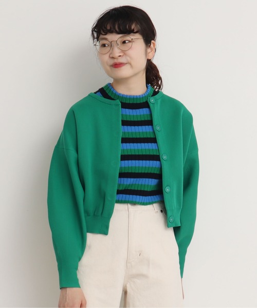 CHILD WOMAN（チャイルドウーマン）の「VICTORIA ボーダーワイドリブハイネックプルオーバー（ニット/セーター・レディース・レッド/ブラック/グリーン/イエロー・FREE）」の17枚目の写真