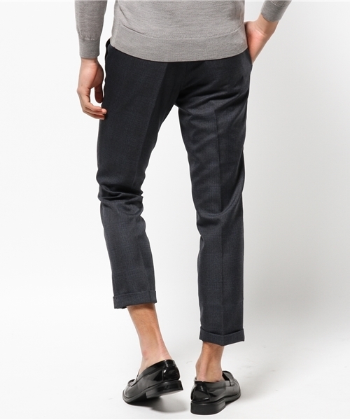 OUTLET（アウトレット）の「【WHO'S WHO gallery】GGウールチェックパンツ（その他パンツ・メンズ・ネイビー/チャコールグレー・LARGE/MEDIUM）」の4枚目の写真