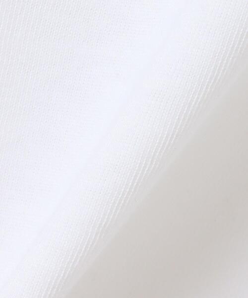 INGNI(イング)の「裾ゴムカレッジロゴTシャツ(Tシャツ/カットソー・レディース・オートミール/オフホワイト/ブラック・M)」の7枚目の写真