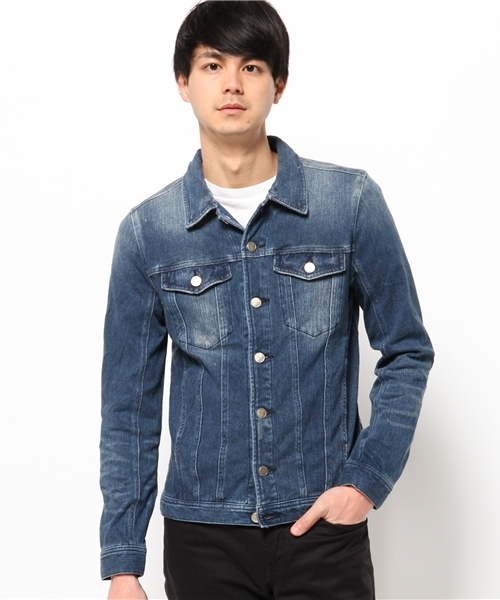 CIAOPANIC TYPY（チャオパニックティピー）の「【oblekt】オブレクトジョガーライトデニムジャケット（デニムジャケット・メンズ・ブルー/ネイビー・MEDIUM/LARGE/SMALL）」の9枚目の写真