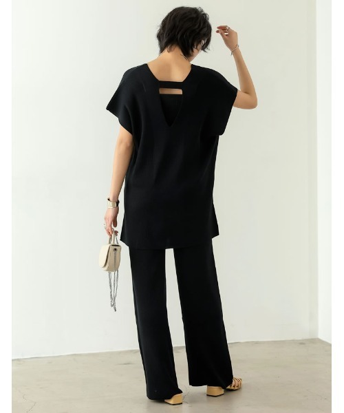 Re:EDIT（リエディ）の「[低身長サイズ有]プレーティングリブニットパンツ（その他パンツ・レディース・ブラック/ホワイト/ブラウン/ライム・AS/AM/MEDIUM/LARGE）」の21枚目の写真