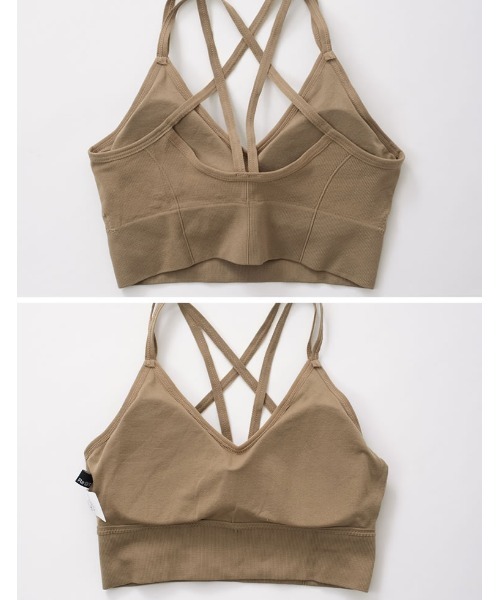 Re:EDIT（リエディ）の「バッククロスブラトップ（その他アンダーウェア/インナー・レディース・ブラック/ホワイト/モカ・FREE）」の5枚目の写真