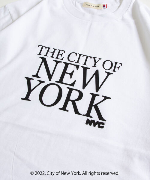 GOOD ROCK SPEED（グッドロックスピード）の「【GOOD ROCK SPEED/グッドロックスピード】NYC ロゴ ロンT L/S（Tシャツ/カットソー・メンズ・ホワイト/ネイビー/ピンク・M/L）」の7枚目の写真