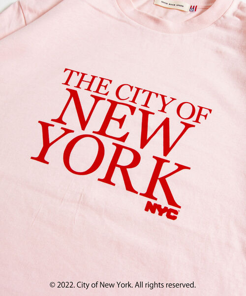 GOOD ROCK SPEED（グッドロックスピード）の「【GOOD ROCK SPEED/グッドロックスピード】NYC ロゴ ロンT L/S（Tシャツ/カットソー・メンズ・ホワイト/ネイビー/ピンク・M/L）」の8枚目の写真