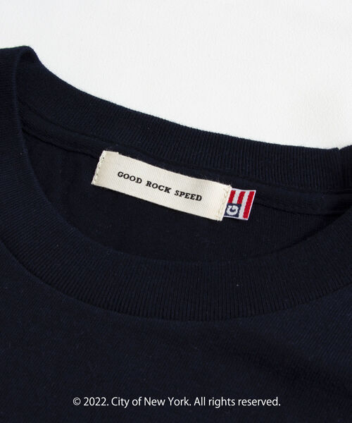 GOOD ROCK SPEED（グッドロックスピード）の「【GOOD ROCK SPEED/グッドロックスピード】NYC ロゴ ロンT L/S（Tシャツ/カットソー・メンズ・ホワイト/ネイビー/ピンク・M/L）」の10枚目の写真
