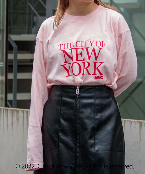 GOOD ROCK SPEED（グッドロックスピード）の「【GOOD ROCK SPEED/グッドロックスピード】NYC ロゴ ロンT L/S（Tシャツ/カットソー・メンズ・ホワイト/ネイビー/ピンク・M/L）」の12枚目の写真