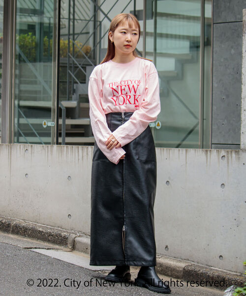 GOOD ROCK SPEED（グッドロックスピード）の「【GOOD ROCK SPEED/グッドロックスピード】NYC ロゴ ロンT L/S（Tシャツ/カットソー・メンズ・ホワイト/ネイビー/ピンク・M/L）」の15枚目の写真