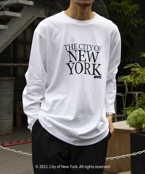 GOOD ROCK SPEED（グッドロックスピード）の「【GOOD ROCK SPEED/グッドロックスピード】NYC ロゴ ロンT L/S（Tシャツ/カットソー・メンズ・ホワイト/ネイビー/ピンク・M/L）」の18枚目の写真