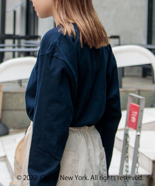 GOOD ROCK SPEED（グッドロックスピード）の「【GOOD ROCK SPEED/グッドロックスピード】NYC ロゴ ロンT L/S（Tシャツ/カットソー・メンズ・ホワイト/ネイビー/ピンク・M/L）」の22枚目の写真