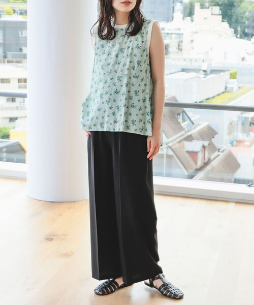 B:MING by BEAMS（ビーミングバイビームス）の「B:MING by BEAMS / センタープレス ワイドパンツ（その他パンツ・レディース・ブラック/ブルー/イエロー系その他2・SMALL/MEDIUM）」の9枚目の写真