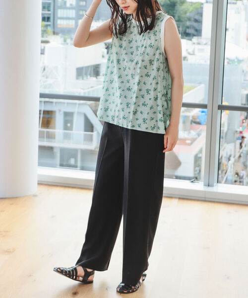 B:MING by BEAMS（ビーミングバイビームス）の「B:MING by BEAMS / センタープレス ワイドパンツ（その他パンツ・レディース・ブラック/ブルー/イエロー系その他2・SMALL/MEDIUM）」の11枚目の写真