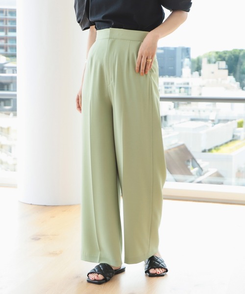 B:MING by BEAMS（ビーミングバイビームス）の「B:MING by BEAMS / センタープレス ワイドパンツ（その他パンツ・レディース・ブラック/ブルー/イエロー系その他2・SMALL/MEDIUM）」の3枚目の写真