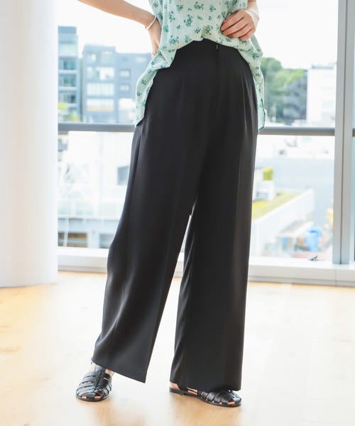 B:MING by BEAMS（ビーミングバイビームス）の「B:MING by BEAMS / センタープレス ワイドパンツ（その他パンツ・レディース・ブラック/ブルー/イエロー系その他2・SMALL/MEDIUM）」の18枚目の写真