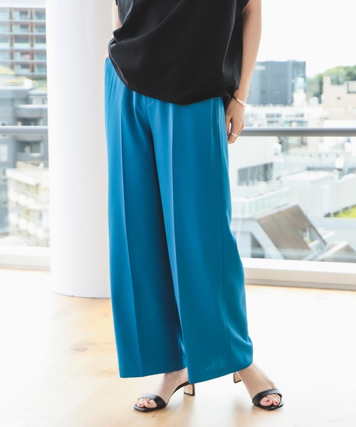 B:MING by BEAMS（ビーミングバイビームス）の「B:MING by BEAMS / センタープレス ワイドパンツ（その他パンツ・レディース・ブラック/ブルー/イエロー系その他2・SMALL/MEDIUM）」の21枚目の写真