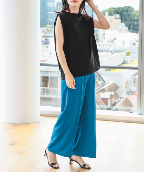 B:MING by BEAMS（ビーミングバイビームス）の「B:MING by BEAMS / センタープレス ワイドパンツ（その他パンツ・レディース・ブラック/ブルー/イエロー系その他2・SMALL/MEDIUM）」の22枚目の写真