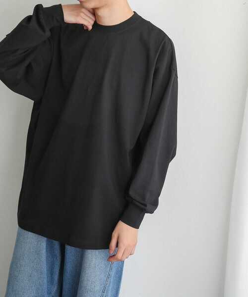 SENSE OF PLACE by URBAN RESEARCH（センスオブプレイスバイアーバンリサーチ）の「エクストラルーズロングTシャツ（Tシャツ/カットソー・メンズ・ホワイト/ブラック・MEDIUM/LARGE）」の21枚目の写真