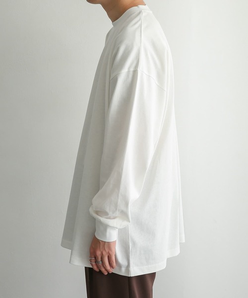 SENSE OF PLACE by URBAN RESEARCH（センスオブプレイスバイアーバンリサーチ）の「エクストラルーズロングTシャツ（Tシャツ/カットソー・メンズ・ホワイト/ブラック・MEDIUM/LARGE）」の17枚目の写真