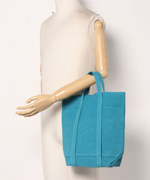 amiacalva(アミアカルヴァ)の「AMIACALVA | キャンバストートバッグ(トートバッグ・レディース・ターコイズブルー/パープル・ONE SIZE)」の7枚目の写真
