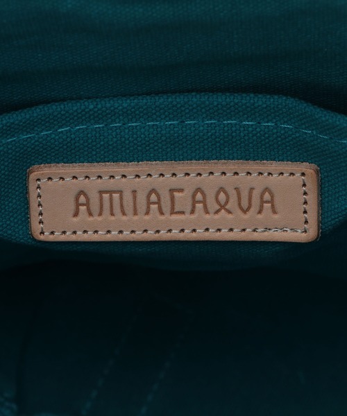 amiacalva(アミアカルヴァ)の「AMIACALVA | キャンバストートバッグ(トートバッグ・レディース・ターコイズブルー/パープル・ONE SIZE)」の10枚目の写真
