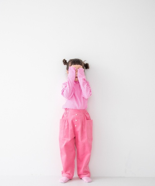 LOWRYS FARM（ローリーズファーム）の「マエボタンコーデュロイパンツ　150824（その他パンツ・キッズ・ブラック/ネイビー/ピンク/アイボリー・110cm/120cm/130cm/140cm/150cm）」の5枚目の写真