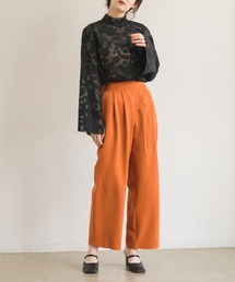 idem | wrap loose tuck pants/ラップルーズタックパンツ【Sサイズ展開あり】(スラックス)
