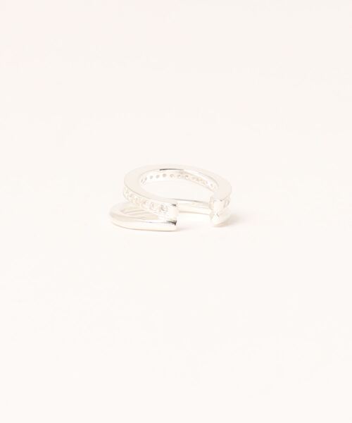 TUAREG SILVER Ear papillonner SVイヤーカフ シルバー925クリアラインイヤーカフ（イヤーカフ）｜ear