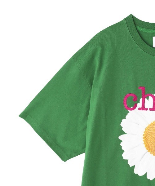 Chica（チカ）の「Chica/チカ/デイジーＴee（Tシャツ/カットソー・レディース・ピンク/ホワイト/ブラック・F）」の19枚目の写真