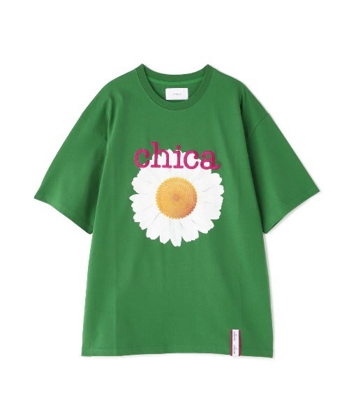Chica（チカ）の「Chica/チカ/デイジーＴee（Tシャツ/カットソー・レディース・ピンク/ホワイト/ブラック・F）」の22枚目の写真