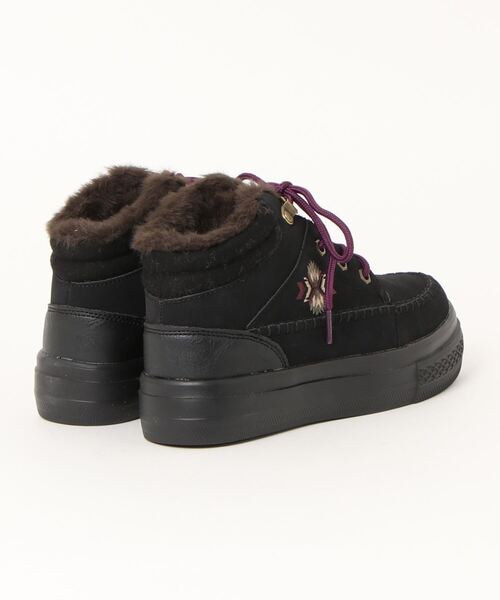 チチカカ（チチカカ）の「ネイティブ刺繍ミドルスニーカー（スニーカー・レディース・ターコイズブルー/グレー/ブラック・LARGE/MEDIUM）」の4枚目の写真