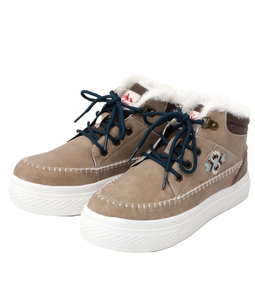 チチカカ（チチカカ）の「ネイティブ刺繍ミドルスニーカー（スニーカー・レディース・ターコイズブルー/グレー/ブラック・LARGE/MEDIUM）」の19枚目の写真