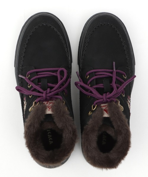 チチカカ（チチカカ）の「ネイティブ刺繍ミドルスニーカー（スニーカー・レディース・ターコイズブルー/グレー/ブラック・LARGE/MEDIUM）」の22枚目の写真