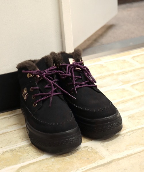 チチカカ（チチカカ）の「ネイティブ刺繍ミドルスニーカー（スニーカー・レディース・ターコイズブルー/グレー/ブラック・LARGE/MEDIUM）」の17枚目の写真