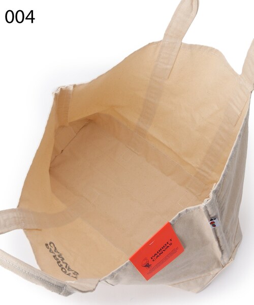 THE SHOP TK （ザ ショップ ティーケー ）の「【別注】PARROTT CANVAS トートバッグ（トートバッグ・レディース・アイボリー/ダークグリーン/ブラウン系その他・00）」の6枚目の写真