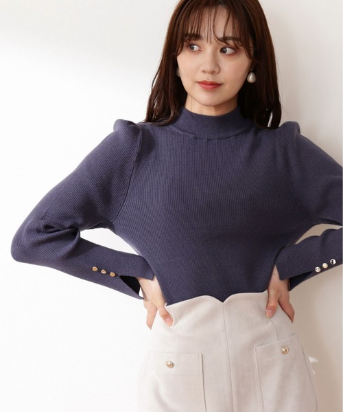 PROPORTION BODY DRESSING（プロポーションボディドレッシング）の「ドットリボンリブニット / 1212270016（ニット/セーター・レディース・ネイビー/グレー/ホワイト系その他・MEDIUM/SMALL）」の12枚目の写真