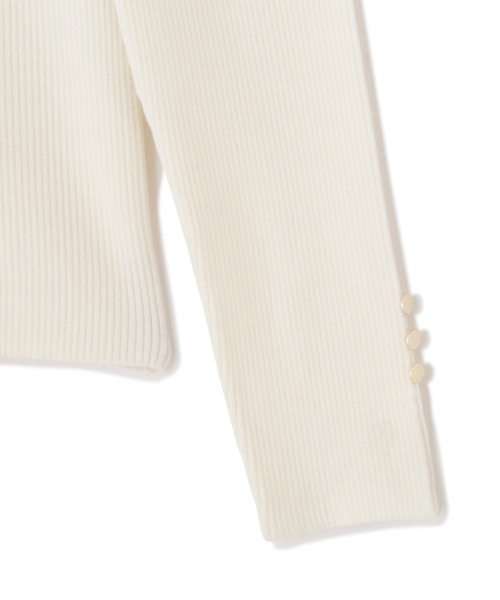 PROPORTION BODY DRESSING（プロポーションボディドレッシング）の「ドットリボンリブニット / 1212270016（ニット/セーター・レディース・ネイビー/グレー/ホワイト系その他・MEDIUM/SMALL）」の19枚目の写真