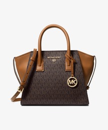 MICHAEL KORS（マイケルコース）の「AVRIL トップジップ サッチェル スモール - MKシグネチャー（ハンドバッグ）」