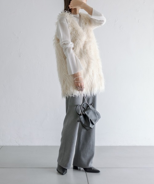 mystic（ミスティック）の「サークルハンドルミニBAG（ショルダーバッグ・レディース・アイボリー/ブラック/ピンク・ONE SIZE）」の21枚目の写真