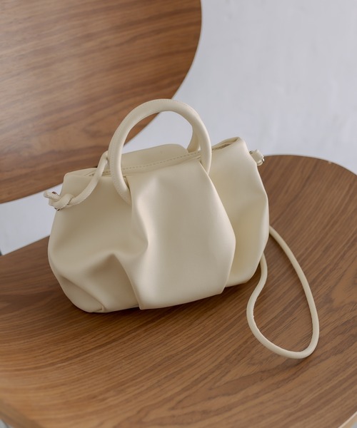 mystic（ミスティック）の「サークルハンドルミニBAG（ショルダーバッグ・レディース・アイボリー/ブラック/ピンク・ONE SIZE）」の10枚目の写真