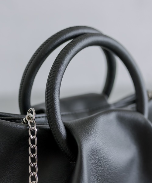 mystic（ミスティック）の「サークルハンドルミニBAG（ショルダーバッグ・レディース・アイボリー/ブラック/ピンク・ONE SIZE）」の16枚目の写真