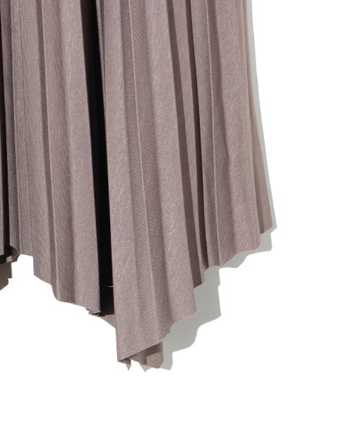 NOMAE（ノーマエ）の「アシンメトリープリーツスカート（スカート・レディース・ライトグレー/ブラック/ベージュ・FREE）」の12枚目の写真