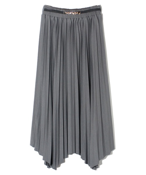 NOMAE（ノーマエ）の「アシンメトリープリーツスカート（スカート・レディース・ライトグレー/ブラック/ベージュ・FREE）」の21枚目の写真