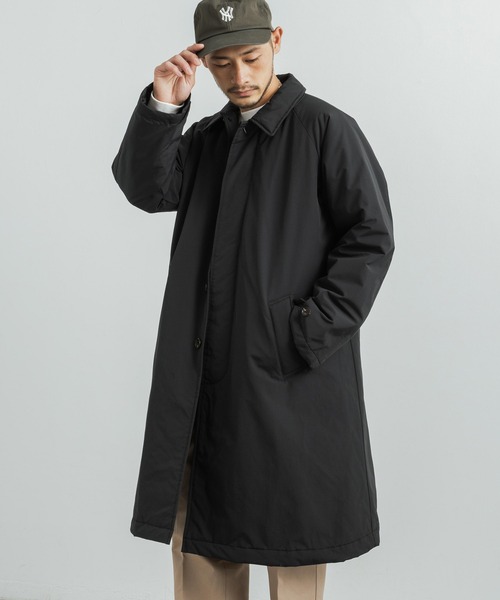 Audience(オーディエンス)の「60/40クロス 中綿 ステンカラーコート オーバーサイズ AUD7159(ステンカラーコート・メンズ・ブラック/オリーブ/ブルーグレー/グレー/ブラウン・M/L/XL)」の6枚目の写真