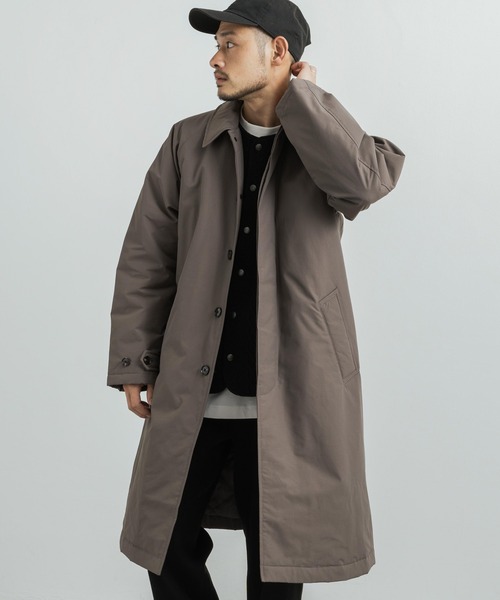 Audience(オーディエンス)の「60/40クロス 中綿 ステンカラーコート オーバーサイズ AUD7159(ステンカラーコート・メンズ・ブラック/オリーブ/ブルーグレー/グレー/ブラウン・M/L/XL)」の10枚目の写真