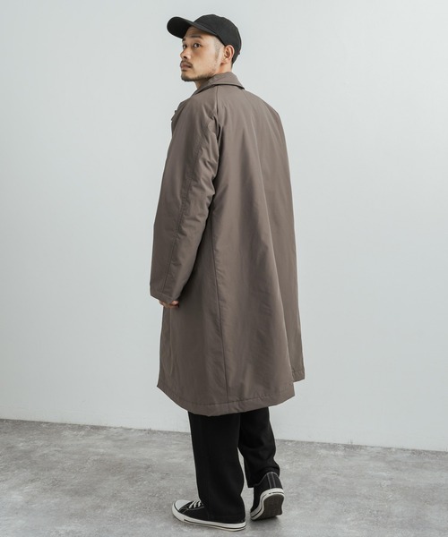 Audience(オーディエンス)の「60/40クロス 中綿 ステンカラーコート オーバーサイズ AUD7159(ステンカラーコート・メンズ・ブラック/オリーブ/ブルーグレー/グレー/ブラウン・M/L/XL)」の12枚目の写真