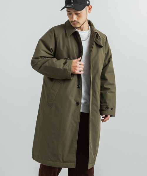 Audience(オーディエンス)の「60/40クロス 中綿 ステンカラーコート オーバーサイズ AUD7159(ステンカラーコート・メンズ・ブラック/オリーブ/ブルーグレー/グレー/ブラウン・M/L/XL)」の20枚目の写真
