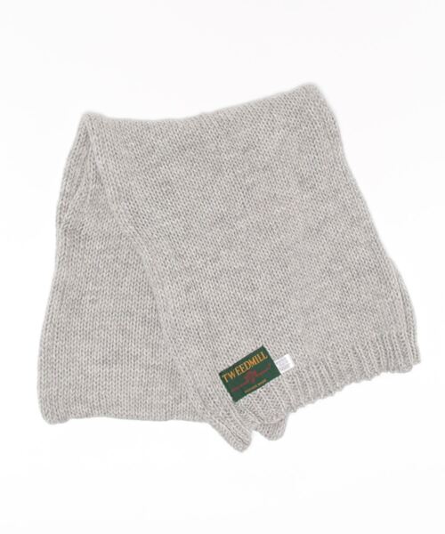 TWEED MILL（ツイードミル）の「【TWEED MILL/ツイードミル】Knit Muffler（マフラー・レディース・グレー・FREE）」の7枚目の写真