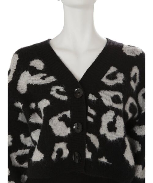 EMODA（エモダ）の「フラッフィーレオパードニットカーディガン（カーディガン/ボレロ・レディース・ベージュ/ブラック/ブルー・FREE）」の20枚目の写真